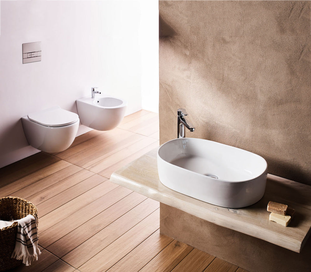 Cor055 Corona Νιπτηρας Επικαθημενος 55X35X14Cm