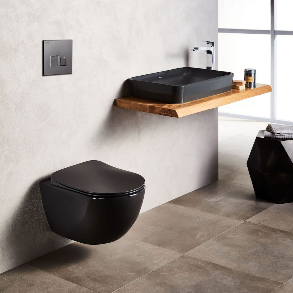 Free Λεκανη Κρεμαστη Black Mat (Fe320-11Sm00E-0000)