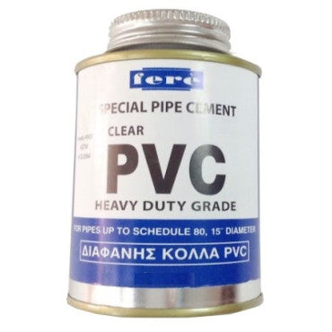 Κόλλα Pvc Fere Διάφανη 500Ml 03-4011