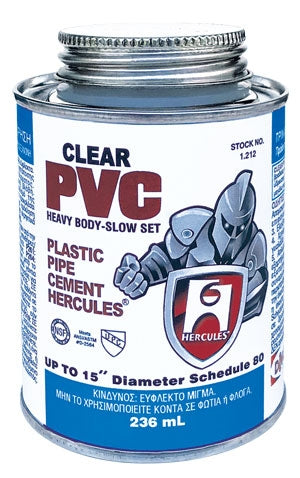 Κολλα Διαφανη Pvc Dimco Hercules 500Ml 03-3857