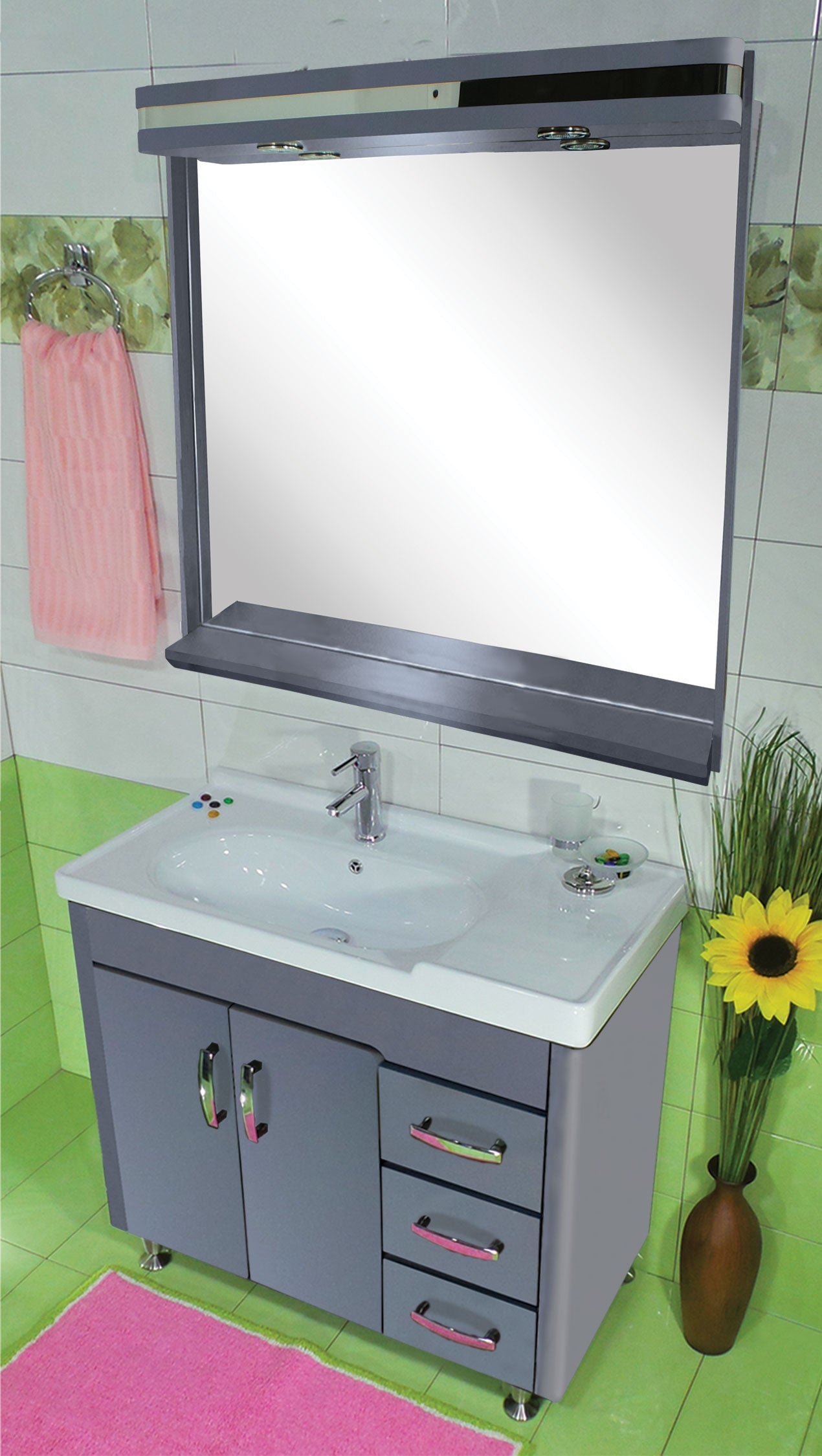 Fourlanos.gr |Set -Sonia-Down-Grey-95