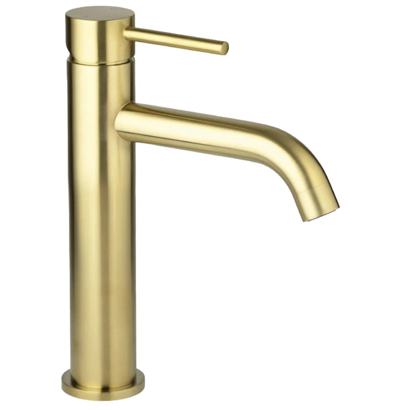 Μπαταρία νιπτήρα αναμεικτική ψηλή 20εκ. BRUSHED GOLD PVD  ART CHIC INTERFLEX