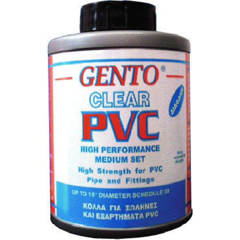 GNT-ΚΟΛΛΑ PVC ΔΙΑΦΑΝΗ ΣΩΛΗΝΑΡΙΟ 1/8