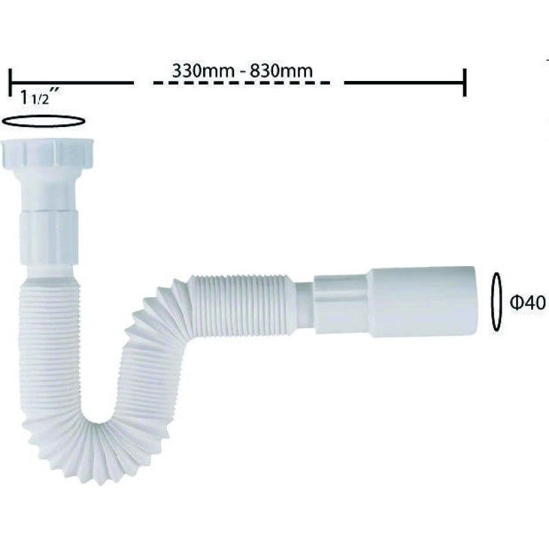 SPK-ΣΙΦΩΝΙ ΣΠΙΡΑΛ 11/2"xΦ40 ΜΕ ΠΛΑΣΤ. ΠΑΞΙΜΑΔΙ & ΠΛΑΣΤ. ΟΥΡΑ