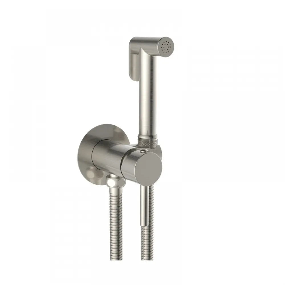 Σετ διακόπτη μπιντέ ανάμειξης brushed nickel MINIMAL INTERFLEX ΖΕΣΤΟ/ΚΡΥΟ ορειχαλκινο