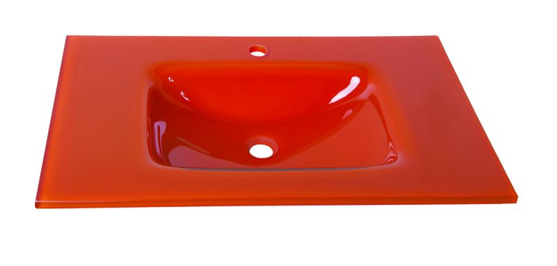 Fourlanos.gr |Glass Form - Νιπτηρας 76*46 Orange_