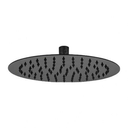 Sh250N Κεφαλη Στρογγυλη Black Matt Φ25Cm